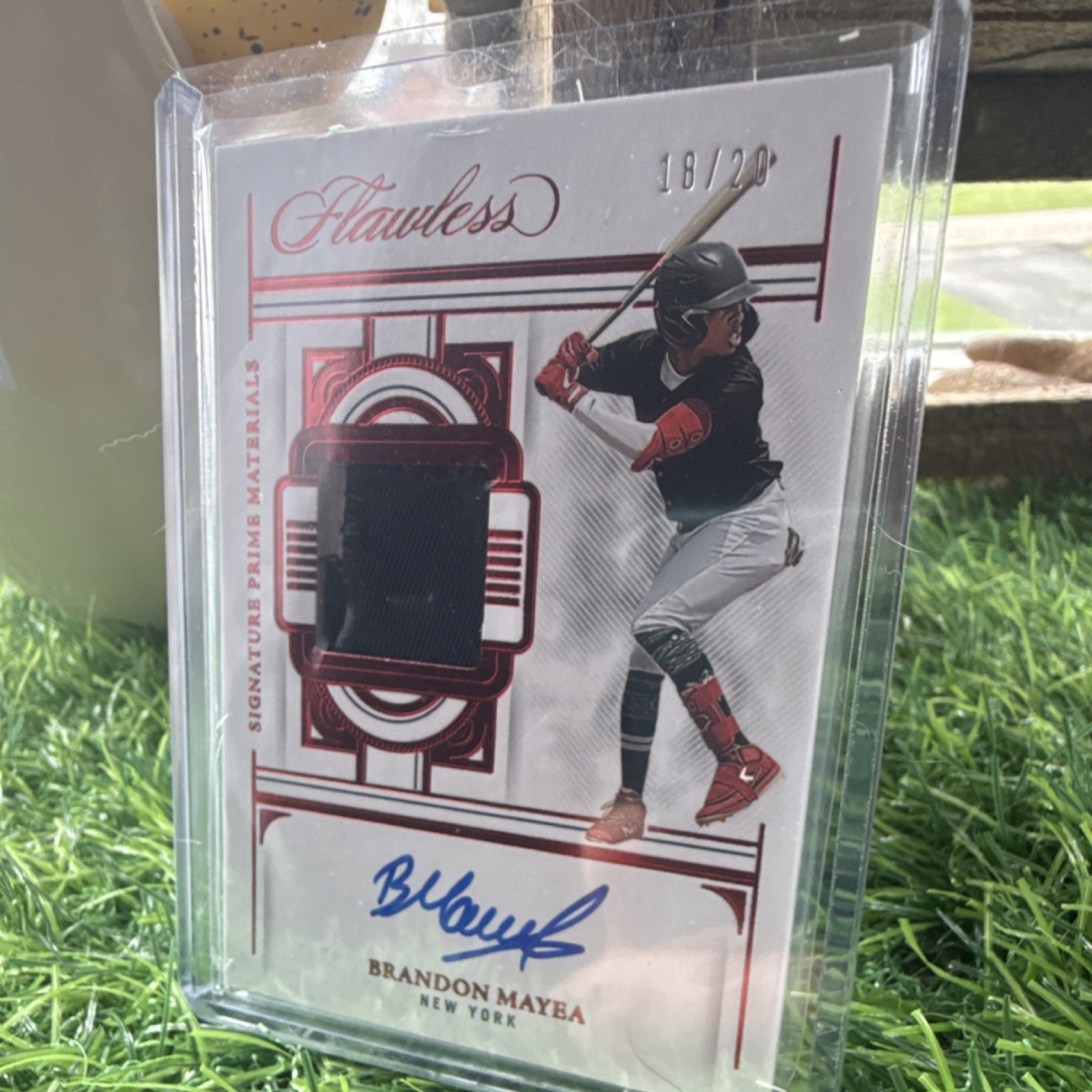 Panini 2023 Flawless Brandon Mayea Ruby /20 RC Auto Yankees SSP🔥🔥🔥 view 2