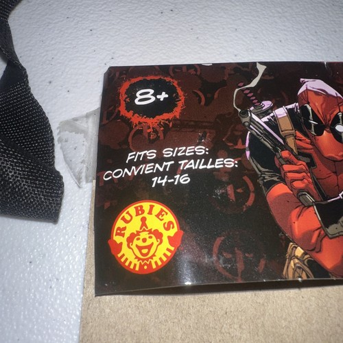 * Deadpool Kostüm Kinder 14-16 Schwerter Overall Maske Halloween Cosplay 7-teilig Maske - Bild 15 von 15