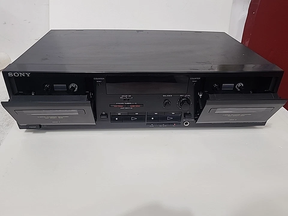 SONY TC-W435 Stereo Cassette Deck Tested - Image 2 of 4