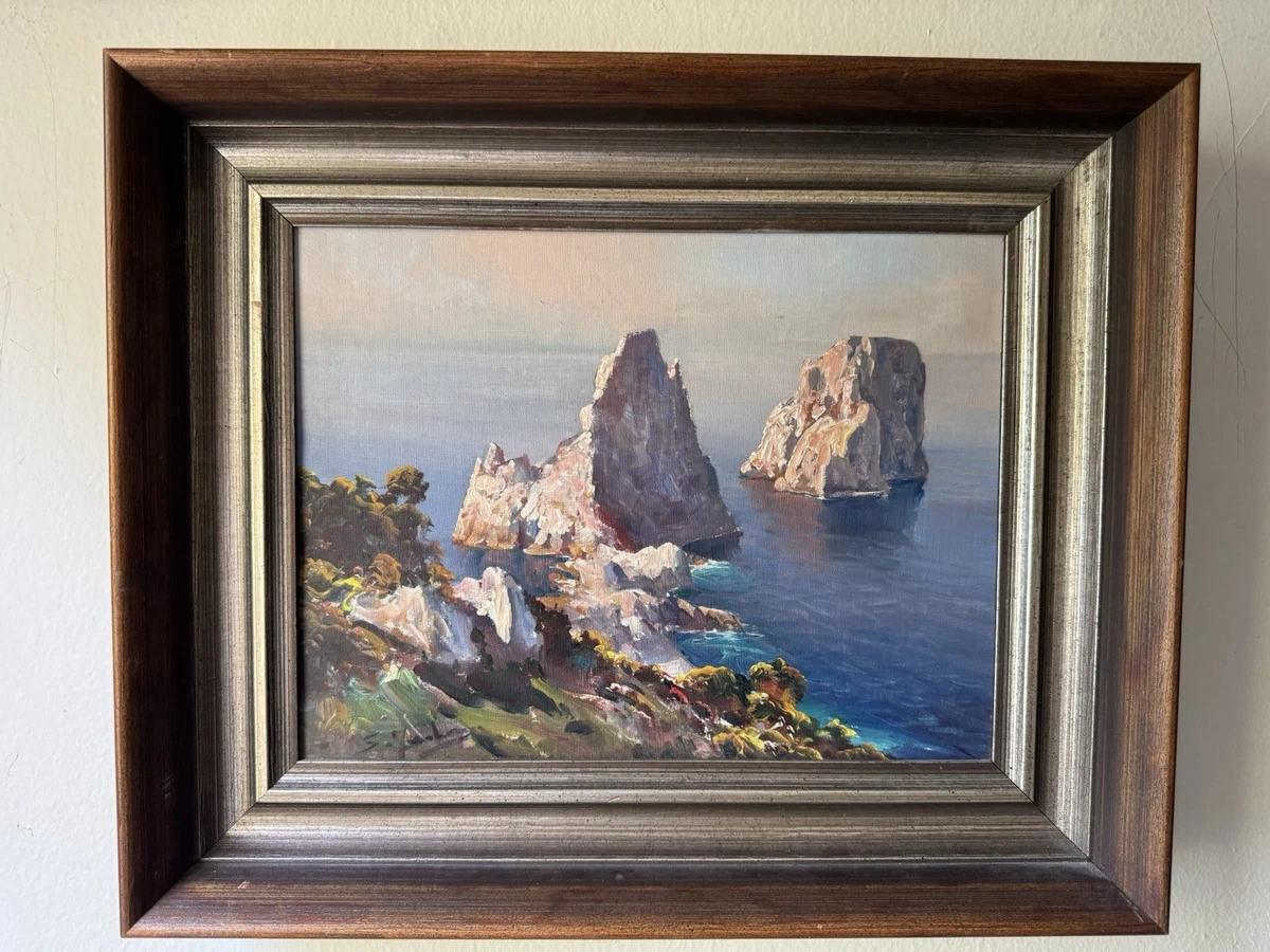 Italian Seascape Painting for sale | eBay