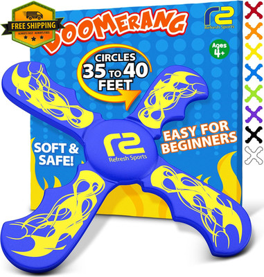 Boomerang Toy for Kids Easter Basket Stuffer Easy Throw Outdoor Fun