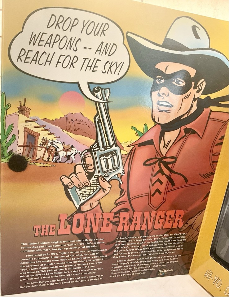 The LONE RANGER Captain Action Hero Series 1998 Playing Mantis NEW ...