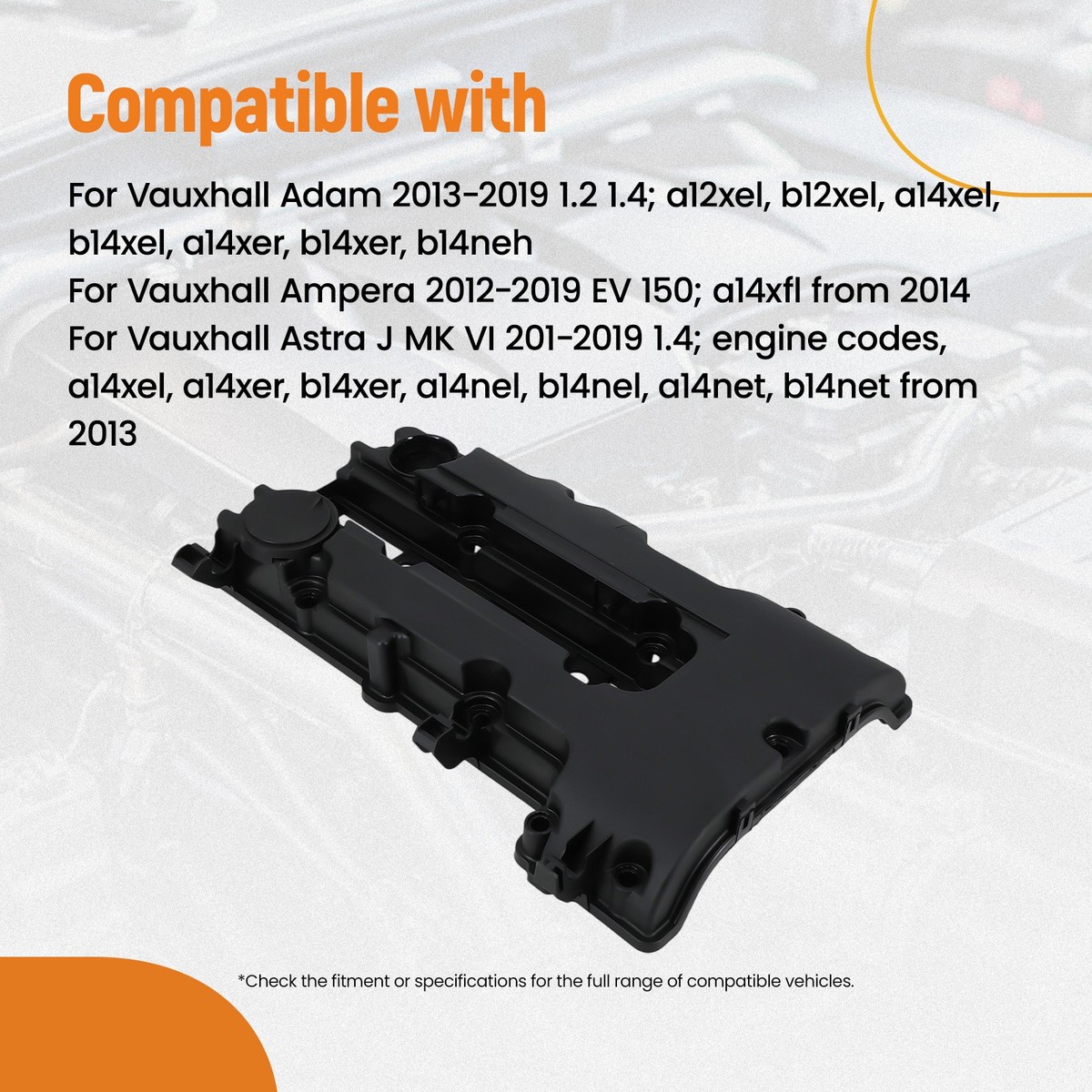 Engine Valve Cover For Chevy Cruze L4 1.4l 2011-2015 25198498