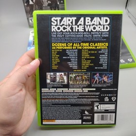 Lot of 4 Xbox 360 Rock Band 1, 2, Beatles & AC/DC Live CIB Complete Tested