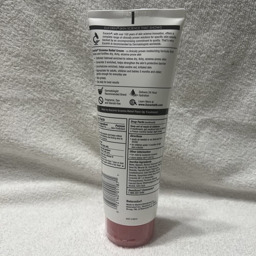Eucerin Eczema Relief Cream, Full Body Lotion for Eczema-Prone Skin 8 oz Tube - Picture 2 of 3