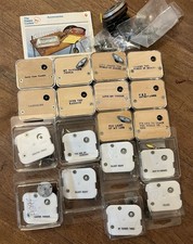 Lot 18 Clear  White Wind Up Music Box Movements  Keys Assorted UNTESTED READ