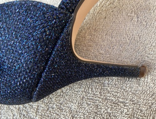 Roland Cartier midnight navy blue gem court shoes-glitter sparkly- Prom-UK 7 EUC - Bild 21 von 24