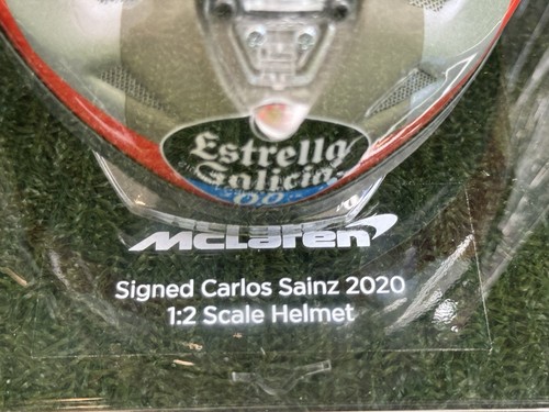 Carlos Sainz 2020 Signed 1:2 Scale Helmet - Picture 11 of 24