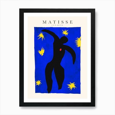 IKARUS | MATISSE Kunstdruck gerahmt Wandbild Poster Leinwanddruck Bild