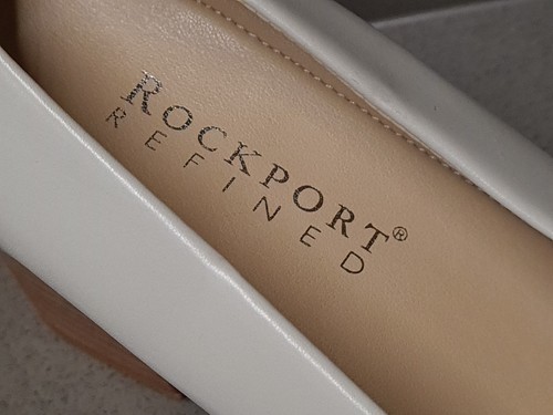 ROCKPORT Refined Beige Leather Women's Pumps AU7/EXCELLENT /LikeNEW - Picture 24 of 24