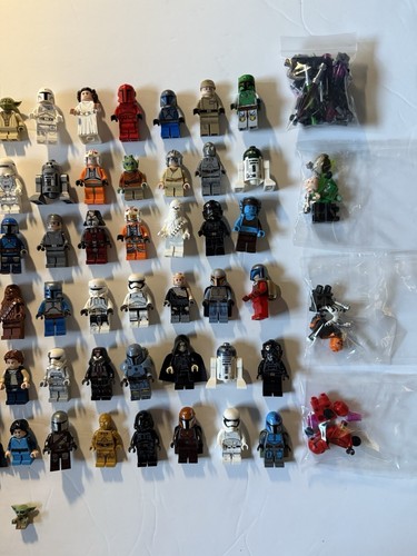 Lego Star Wars Minifigure Bundle Joblot 70+ RARE / RETIRED- GOOD CONDITION - Picture 2 of 8