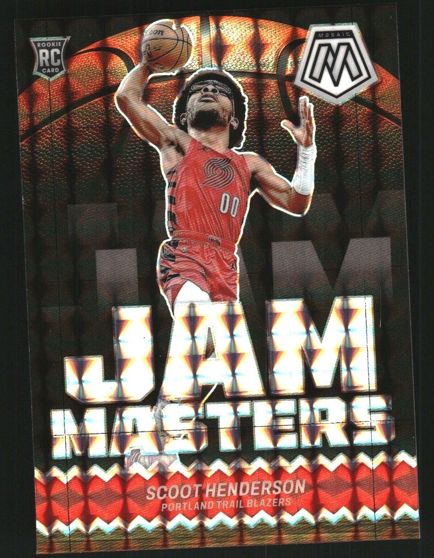 2023-24 Panini Mosaic Jam Masters Mosaic #13 Scoot Henderson
