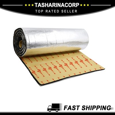197mil 10.9sqft Car Firewall Hood Heat Sound Deadener Insulation Mat 80x20in