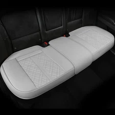 Car Seat Cover for Rear Car Seat Bottom,Luxury PU Leather Seat Cushion Protec...