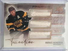 2024-25 Ud Premier Twineline Patrice Bergeron  21/25