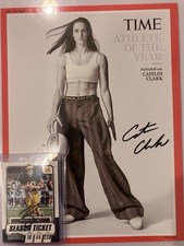 LOT Tom Brady Caitlin Clark Signed Items