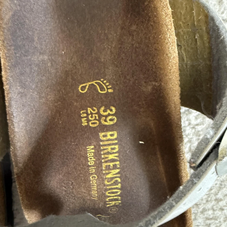 Sandalias Birkenstock Gizeh para mujer talla 39 zapatos plantilla de corcho hechas en Alemania Foto 3 de 4