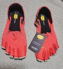 Vibram FiveFingers CVT LB 21W9903 Womens Red Canvas Lifestyle Shoes Size 6.5-7