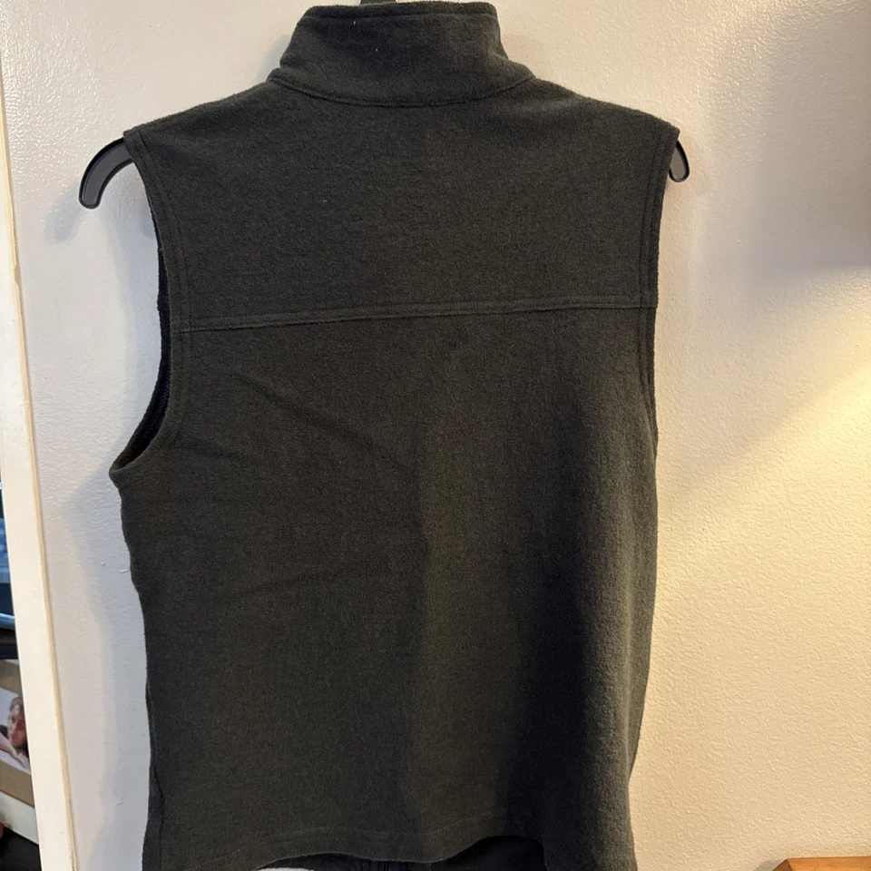 Chaleco de lana gris Overland para hombre cremallera completa gris Foto 3 de 4