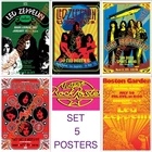 LED ZEPPELIN - special 5 concert posters lot