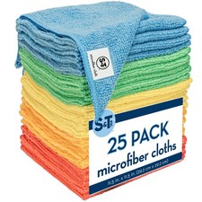 25 Pack Microfiber Cleaning Cloth Bulk Towels For Home Reusable Microfiber Towel