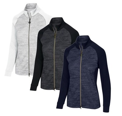 Greg Norman Womens Herringbone Jacket G2S22J065 - New