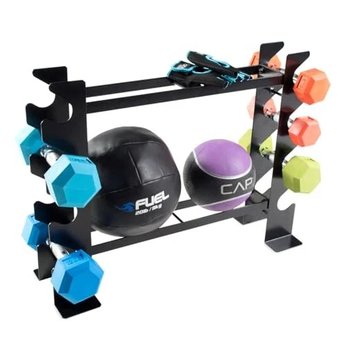 CAP BARBELL DUMBBELL AND ACCESSORIES RACK RK-16HB - Black