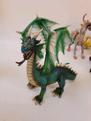 Lot of 10 Toy Dragons & Phoenix – Safari Ltd, Mythical, Fantasy, Earth Dragon - Picture 4 of 10