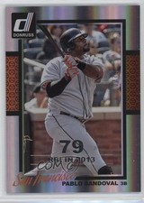 2014 Panini Donruss Silver Season Stat Line /79 Pablo Sandoval #159 0v7a