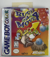 ​Bust-A-Move 4 (Nintendo Game Boy Color, 1999) Box, Manual & Game CIB