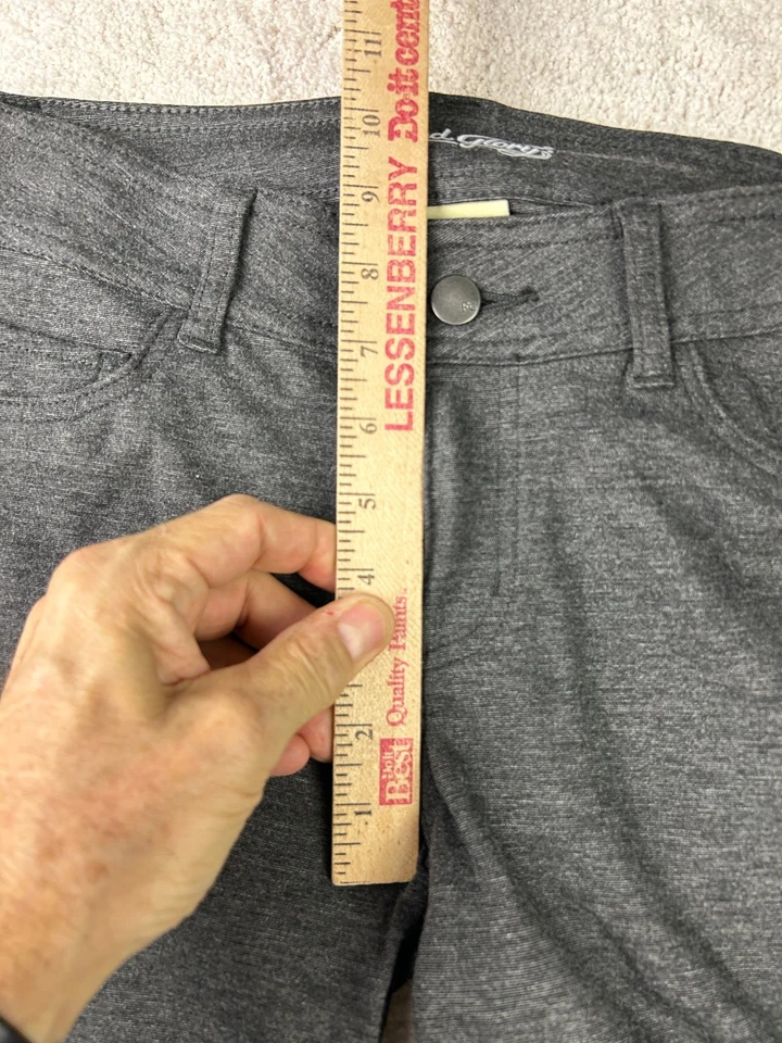 Faded Glory Pants Women's Size 6 Charcoal Gray Stretch Bootcut - Image 4 of 4