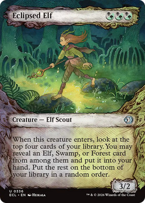 x1 Eclipsed Elf ECL Lorwyn Eclipsed MTG 336 M/NM 1x