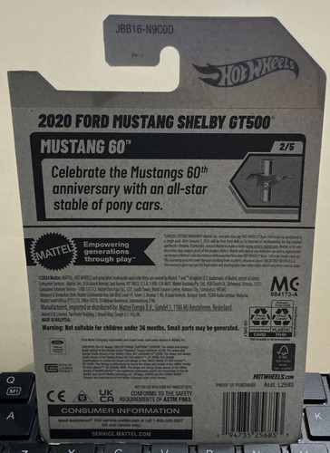 2025 Hot Wheels Mustang 60 2/5 2020 Ford Mustang Shelby GT500 (73/250) - Bild 2 von 2