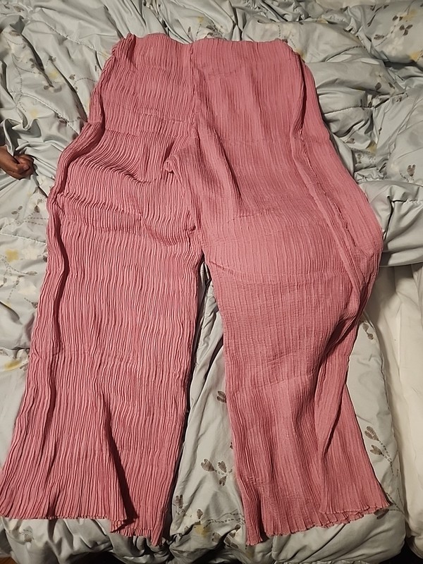 Womens DYNAMITE Brand Pink Long Casual Flowy Pants, Size Large