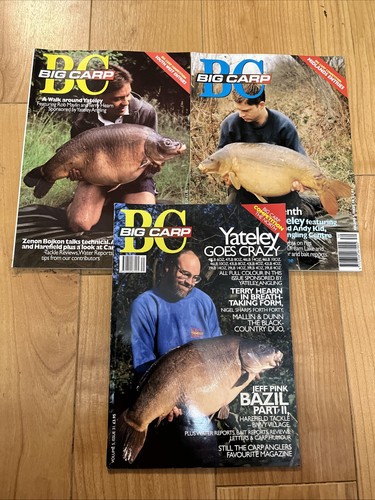 Big Carp Magazine Volume 3 Issues 29,30,31 Great Carping History