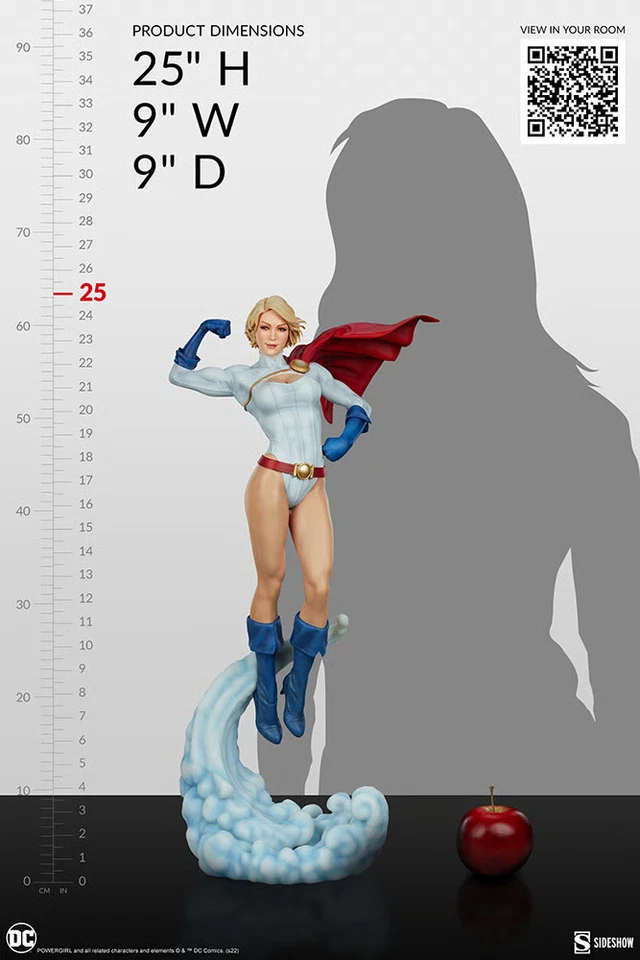 Estatua Sideshow Collectables Power Girl Formato Premium Versión Exclusiva SELLADA Foto 4 de 4