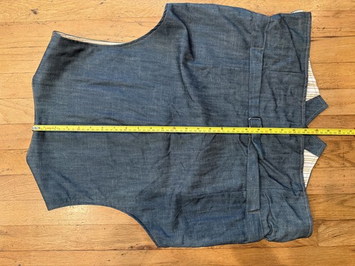 Mister Freedom Continental Vest Player Denim Size 40 - Picture 13 of 13