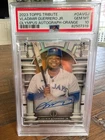 Vladimir Guerrero Jr. 2023 Topps Tribute Olympus ORANGE Auto /25 #OA-VGJ PSA 10!