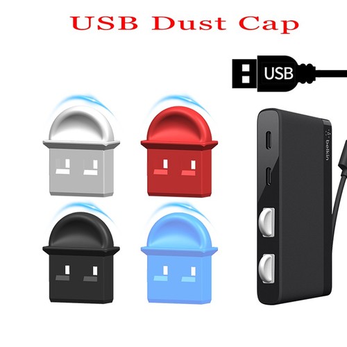 Bunter Griff USB Port Staubstecker USB Staubabdeckung Kappe USB Schutzwerkzeug - 第 1/14 張圖片