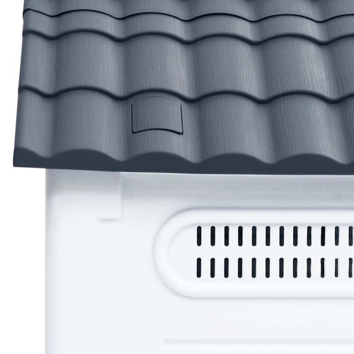 Cuccia per Cani Grigio, Bianco, Nero in Polipropilene Piccolo Durevole - Foto 5 di 8