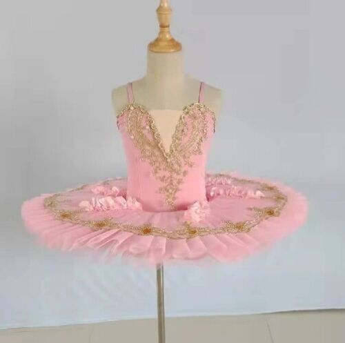 Adult Kids Classic Ballet Tutu Girls Swan Lake Pancake Tutu Ballerina Party - Bild 44 von 48
