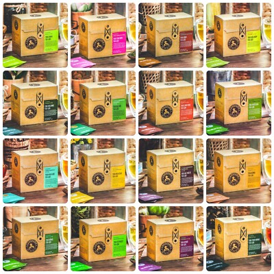 L'angfarm Assorted Flavors Tea Bags, 1 Box 50gram 25 Tea Bags -Kraft Wrap Design