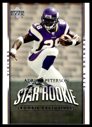 2007 Upper Deck #279 Adrian Peterson FOOTBALL Minnesota Vikings