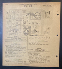 1949 Buick Series 50 Super Straight Eight Auto Electrical Schematic 1949 Buick Series 50 Super Straight Eight Auto Electrical Schematic