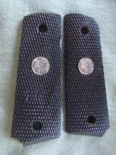 Colt 1/2 Brass Grip Medallions 1 pair