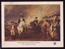 #1686-89 BICENTENNIAL SOUVENIR SHEETS. ONE SET. (With Envelope). F-VF NH.