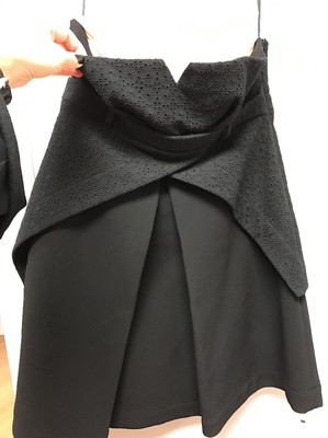 Preen By Thornton Bregazzi B.Crepe Venice Dress Black SzL NWT 