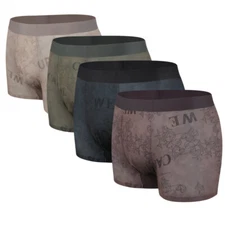 Mens Underwear Boxer Shorts Briefs Soft Breathable Stretch Comfortable Trunks US