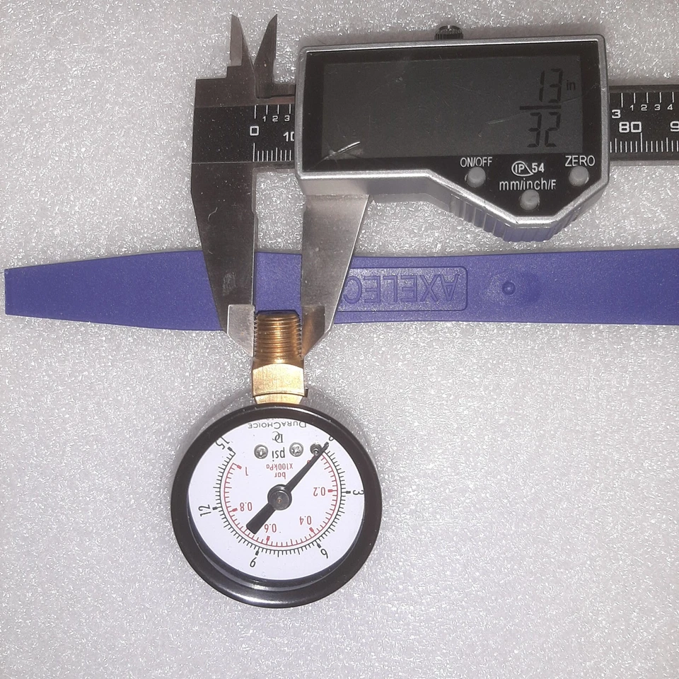 Manómetro manómetro palanca resorte Zacconi Riviera Foto 2 de 3