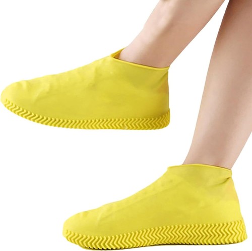Resistant Silicone Overshoes Rain Waterproof Shoe Covers Boot Cover Protector - Picture 35 of 70